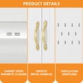 thumbnail image 4 of Craftian Kitchen Pantry Cabinet with Adjustable Shelves, 70.9" Metal Storage Cabinet, White, 4 of 8