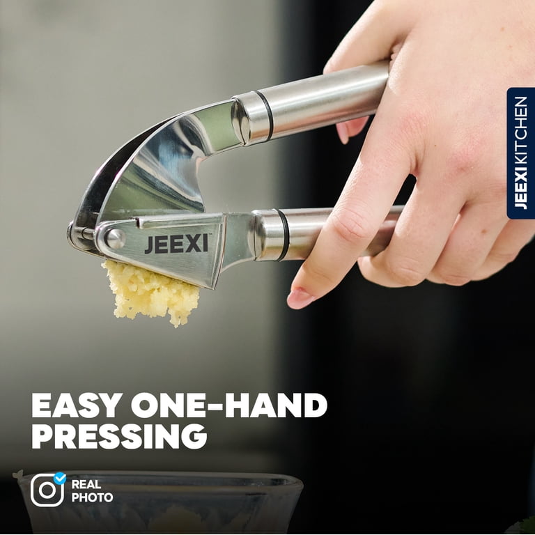 JEEXI Stainless Steel Garlic Press Set photo 7
