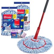 MicroTwist MAX Microfiber Mop with 2 MicroTwist MAX Refills and Lavender Floor Cleaning PACS (Variety Pack)