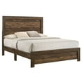 thumbnail image 3 of Furniture of America Volo Panel Bed, Walnut, Queen, 3 of 8