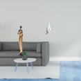 thumbnail image 2 of Figura de pingüino , escultura de dama, obra de arte, decoración del hogar, estatua de animal tribal novedosa, artesanía coleccionable, adorno, 2 of 8
