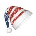 thumbnail image 2 of Haiem USA Colors Stripes1 Pattern Santa Hat Confortable Velvet Christmas Hat for Christmas Party Favors Fit for Adults and Kids, 2 of 6