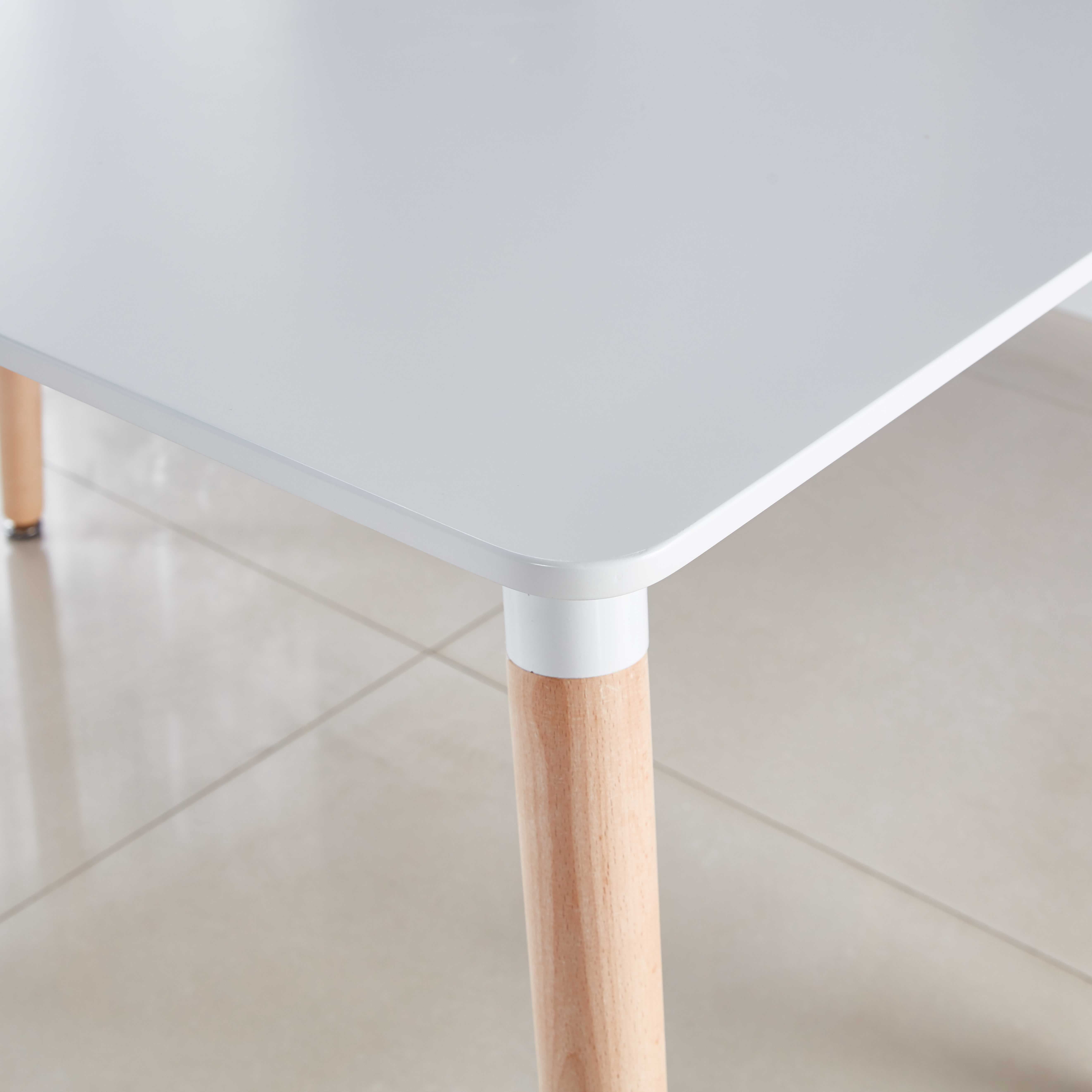 MAYEERTY Modern Black Square Extendable Dining Table - Metal Legs, Bold Gatherings