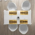 thumbnail image 3 of Ambesonne Mountain Place Mats Set of 4, Family near a Lakeside, Standard Size, Earth Yellow Black Brown, 3 of 4