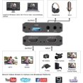 Capture Card,Video Recording Card with Microphone 4K HDMI LoopOut