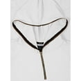 thumbnail image 3 of Ma Croix Mens Hoodie Hipster Curved Hem Zip Up Pockets T Shirt, 3 of 7