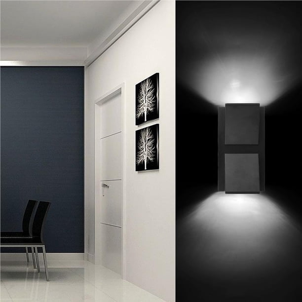 Lámpara De Pared Led De 6 W Hacia Arriba Y Hacia Abajo, Luz Nocturna, Doble Cabezal Para Ktv Bar, Dormitorio, Sala De Estar, Restaurante (Ac85-265V) Minnieouse HA024575-02