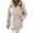 Beige zip front outdoor jacket women a1, variant on thefmos Womens Utility Coat Solid Color Outerwear Windbreaker Jacket for Outdoor Travel Hiking Casual Fall Winter Outfit, Beige S