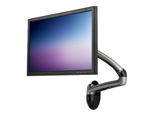 Ergotech Freedom Dual Monitor Arm For PC - Silver, Holds Two Monitors Up To 27"