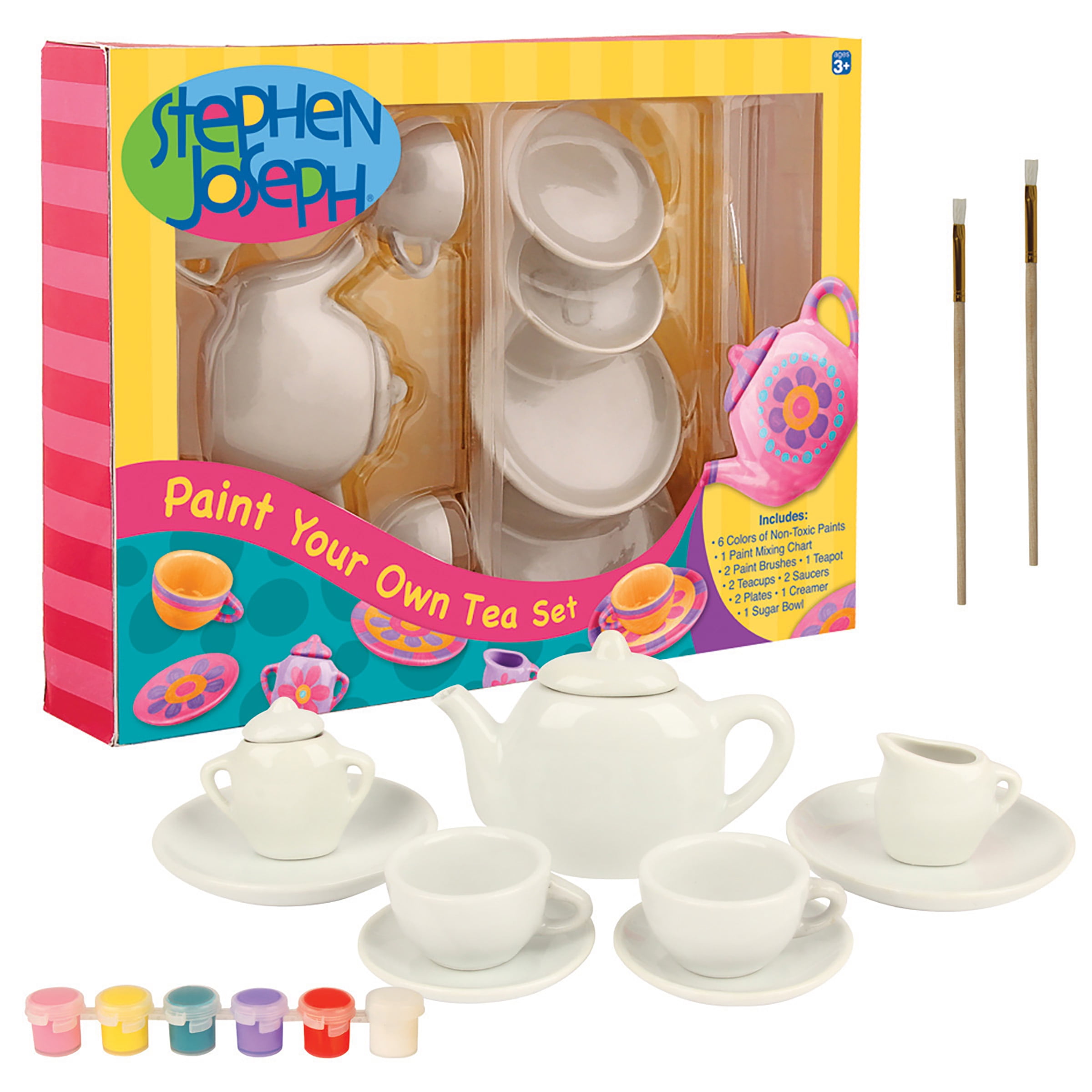mini tea set paint your own