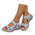 thumbnail image 3 of Stylish Women's Sandals for Summer Comfortable Beach Footwear with Strap Design Ideal for Casual Outings and Relaxation, 3 of 8