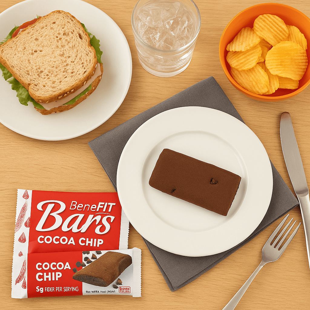 Cocoa Chip BeneFit Bars by Readi-Bake 2.5 Ounce | Value Pack of 12