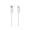 White, variant on Monoprice Apple MFi Certified Lightning to USB Type-C and Sync Cable - 3 Feet - White | Compatible with iPod, iPhone, iPad with Lightning Connector