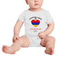 thumbnail image 2 of Everyone Loves an Armenian Girl Cute Baby Bodysuits (White, 0-3 Months), 2 of 5