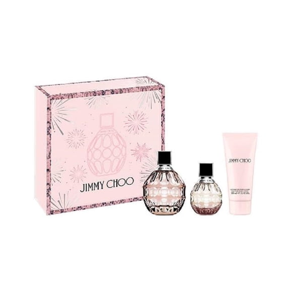 Perfume Jimmy Choo Signature Eau de Parfum, 100 ml, juego de 3 piezas