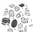 thumbnail image 4 of Blusas y camisas de cuello redondo y manga larga para niños, blusas/camisas de poliéster con estampado de corazones, mangas 3/4 y cuello redondo, elegantes e informales., 4 of 5