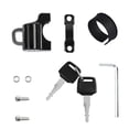 thumbnail image 3 of Mini Portable Helmet Lock Anti-Theft Safety Lock All-Metal with 2 Keys for 22-24mm Handlebar Bike, 3 of 8