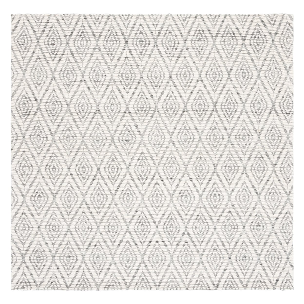 SAFAVIEH Marbella Winston Diamond Area Rug, Dark Grey/Ivory, 3' x 5'