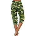 thumbnail image 5 of Nuoqisi Army Digital Camouflage Print Leisure Pants for Womens Sweatpants Yoga Lounge Relaxed-fit Capri Pants for Workout Running, 5 of 6