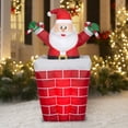 thumbnail image 2 of Christmas Airblown Pop Up Santa, 2 of 6