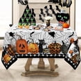 thumbnail image 5 of Square Halloween Tablecloth 60 Inch, Halloween Spider Web Tablecloth Square, Halloween Table Cloths Square, Halloween Square Table Cloth Decor, 5 of 5
