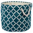 thumbnail image 1 of Design Imports CAMZ37882 16 x 16 x 15 Po Bin de Stockage en Polyester Rond en Treillis&44; Sarcelle - Grande, 1 of 2