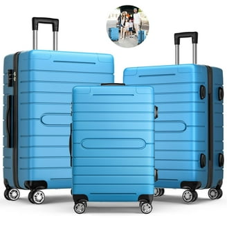 Dejuno Tutin 3-Piece Hardside Spinner Luggage Set With TSA Lock