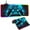 Cyber Glow Gamepad Style, variant on XL Led Gaming Mouse Pad with 14 Light Modes - Light Up Gamer Mouse Pad,31.5 x 11.8in Non-Slip Gamepad Style RGB Large Gamer Mousepad,Black Long Glowing Gaming Accessories for Desk,Waterproof