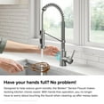 thumbnail image 4 of KRAUS Bolden Touchless Sensor Commercial Style 2-Function Single Handle Pull Down Kitchen Faucet in Spot-Free Stainless Steel, 4 of 8