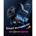 thumbnail image 3 of Transmisor FM LENCENT T25, adaptador Bluetooth para coche con 2 USB, 3 of 8