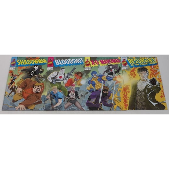Resurgence of the Valiant Universe #3 connecting cover set (X-Men #1 Tribute) ; Valiant (AC32)