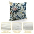 thumbnail image 4 of GOSMITH  Flower and Birds Pillow Covers,Blue and White Pillow Covers Outdoor Decorative Pillow Covers for Couch Bed Sofa Cushion Farmhouse Pillowcases, 4 of 5