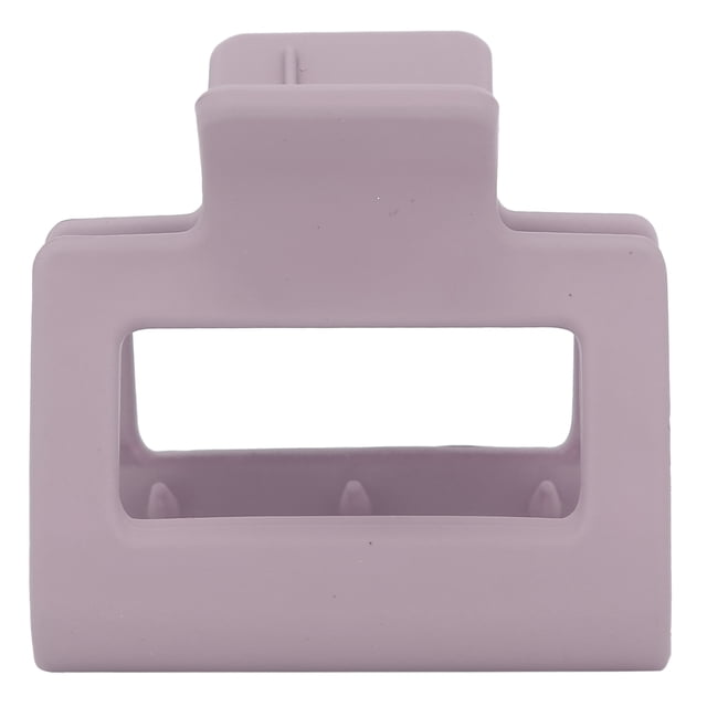 Pinzas rectangulares gruesas para el pelo, pinzas cuadradas de plástico para el pelo, pinzas para el pelo, pinzas para la mandíbula para niñas y mujeres, color morado