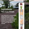 thumbnail image 3 of 100% Grass fed & finished, Paleo, Whole30 and Keto Friendly Beef Sticks: No Added Sugar, Nitrites, MSG, Gluten or Soy. Never Given Antibiotics or Hormones (Tex-Mex Flavor, 24-Count, 1-oz Stick), 3 of 9