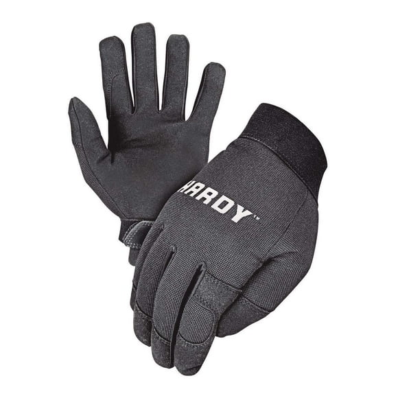 Hardy Synthetic Leather/Spandex Mechanics Gloves (Pack of 1, Medium) by Centaur Products