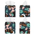 thumbnail image 2 of KLL Rottweiler Print Tissue Box Cover,Leather Tissue Holder Square Facial Tissue Case Facial Paper Organizer Dispenser for Bathroom, Vanity Countertop, 2 of 7