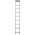 thumbnail image 5 of Thehsnt 12.8/15.5ft Telescoping Extension Ladder, Stainless Steel Folding Telescopic Ladder with Locking Mechanism, Multi-Purpose Collapsible Ladder for Home or RV Outdoor Work, Bearing 330lbs, 5 of 9