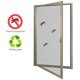 thumbnail image 4 of Cinta de reparación de ventanas Reparación de pantallas de ventanas Cinta de reparación de mosquiteras Fibra de vidrio Parche impermeable Reparación de tiendas Repelente de mosquitos impermeable 3 piezas (gris) ER, 4 of 5