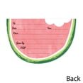 thumbnail image 5 of Big Dot of Happiness Sweet Watermelon - Shaped Fill-In Invitations - Fruit Party Invitation Cards with Envelopes - Set of 12, 5 of 7