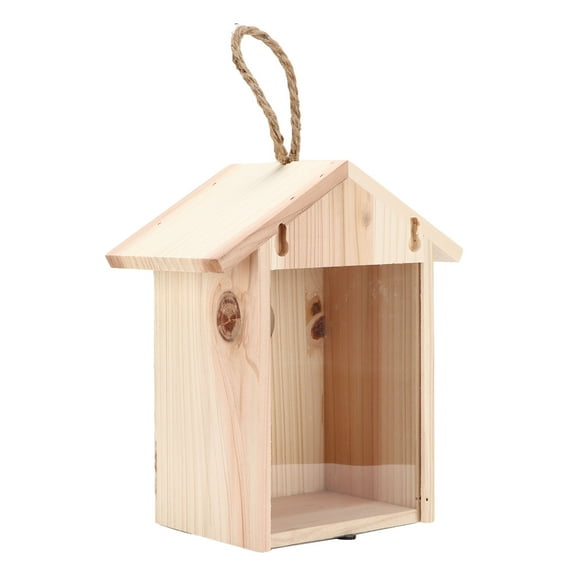 Casa para pájaros ANGGREK con ventana de Madera Y Aislamiento Térmico para exteriores