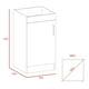thumbnail image 5 of Mueble Lavamanos Moderno Excelsior Madrid Abatible Coñac, 5 of 5