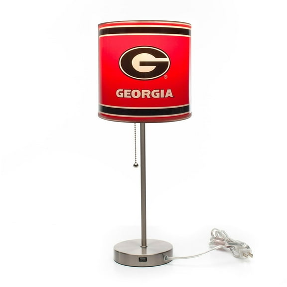 Imperial Georgia Bulldogs Chrome Desk Lamp