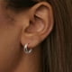 thumbnail image 5 of Pendientes pendientes de aro plata 925 para mujer pendientes pequeños pendientes hipoalergénicos huggie, 5 of 5