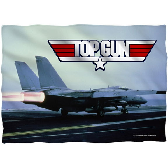 Trevco Sportswear PAR552-PLO1-20x28 20 x 28 in. Top Gun Take Off Pillow Case, White