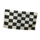 thumbnail image 3 of 2 pancartas colgantes rectangulares con bandera a cuadros para decoración de interiores , Negro+ 2 piezas, 3 of 9