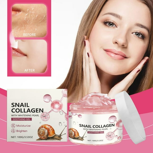 Hot6sl Snail Collagening Moisturizing And Moisturizing Gel Moisturizing Facial Essenced Skin Reducing Melanosis Gel 100g