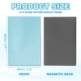thumbnail image 2 of Uxcell Fridge Magnetic Frame Mini Picture Frames Photo Frame Instant Film Small Picture Holder Blue 10 Pcs, 2 of 6