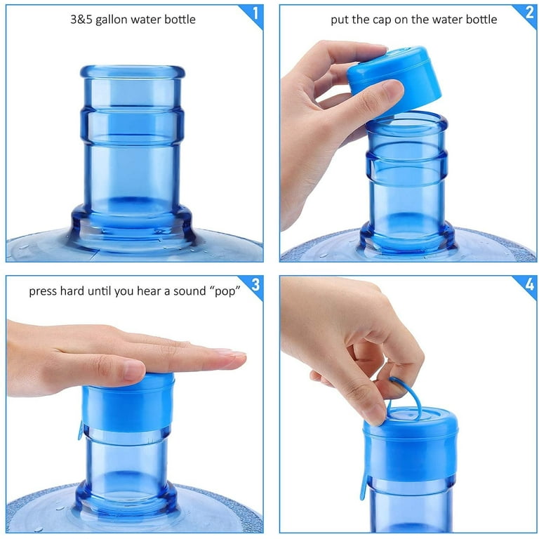 DODAMOUR 3 Pack Silicone Bottles Top Spout, Water Bottle Spout Adapter  Replacement for Kids and Adults, No Spill Water Bottle Cap 