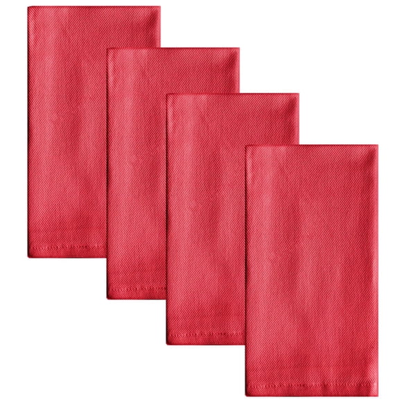 Ensemble de 4 serviettes en coton Casual Classic vert