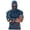 Blue, variant on Zimjoy Men's UPF 50+ Fishing Shirts Sun Protection Hoodie American Flag Long Sleeve UV Hiking Shirt Quick Dry SPF Rash Guard Royal Blue L